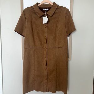 Zara Suede Mini Dress